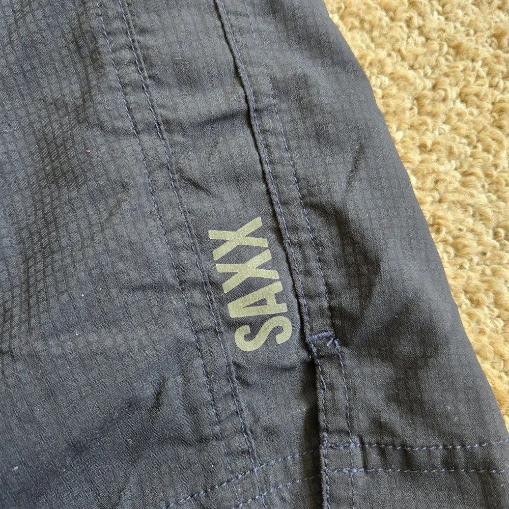 SAXX Shorts Kinetic Train 2N1 Lined Training Black Running‎ Athletic Mens Small